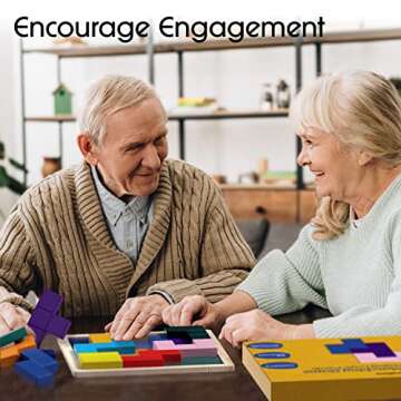 Keeping Busy Tile Matching Adult Memory Games for Dementia Activities for Seniors | Dementia Products Matching Games for Adults | Senior Citizen Gifts Dementia Toys for Elderly Board Games for Seniors