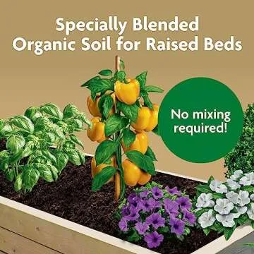 Organic Miracle-Gro Raised Bed Soil for Thriving Gardens 1.5 CF