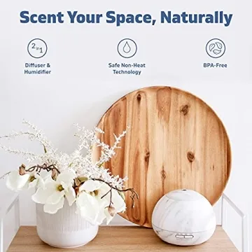 Hathaspace Marble Essential Oil Diffuser for Home