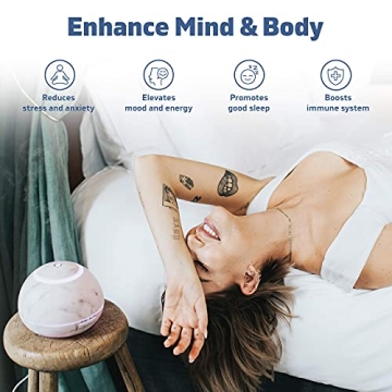 Hathaspace Marble Essential Oil Diffuser for Home