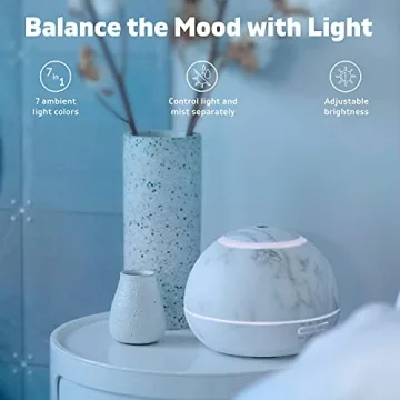 Hathaspace Marble Essential Oil Diffuser for Home