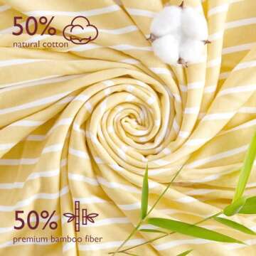 Momcozy Hooded Baby Towel, 2 Pack Baby Bath Towel Set with Large 35 X 35 Inch, Super Soft Cotton and...