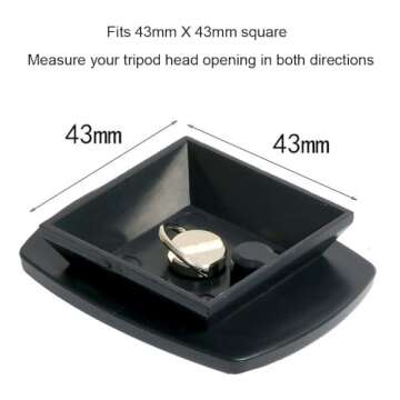 Harwerrel Tripod Quick Release Plate - Compatible & Reliable