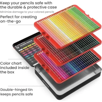 ARTEZA Colored Pencils Set for Vibrant Artistry