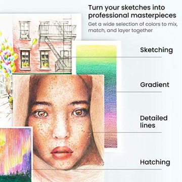 ARTEZA Colored Pencils Set for Vibrant Artistry