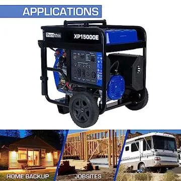DuroMax XP15000E Generator - 15000 Watt Power for Home & RV