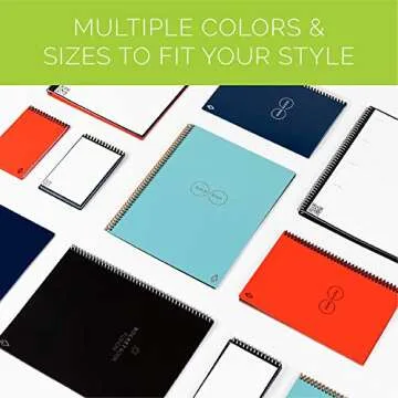 Rocketbook Smart Reusable Notebook Set for Endless Note-Taking