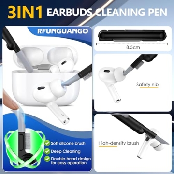 RFUNGUANGO AirPods Pro 2nd Gen Hard Case & Kit