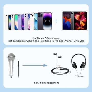 Mini Microphone for iPhone - Tiny ASMR Recording Device