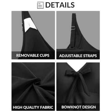 Yonique Plus Size Tankini Tops for Women – Stylish Swimwear