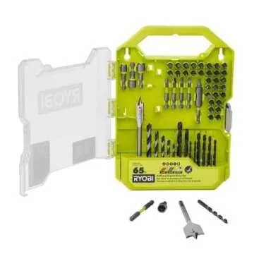 RYOBI Screwdriver Drill and Impact Drive Bit set (65-Piece) Drive Bits A986501