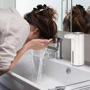 EKO Aroma Touchless Automatic Soap Dispenser for Bathroom and Kitchen, Liquid Hand Soap Dispenser, W...