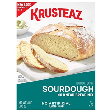 Krusteaz Sourdough Bread Mix - No Knead & Easy To Make - Pack of 12