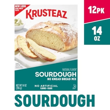 Krusteaz Sourdough No Knead Bread Mix 12 Pack