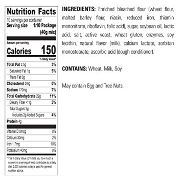 Krusteaz Sourdough No Knead Bread Mix 12 Pack