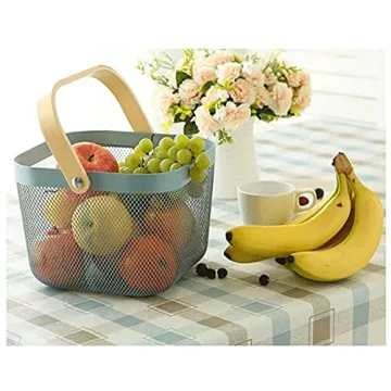 Multi-functional AJIODA Metal Mesh Storage Basket for All Settings