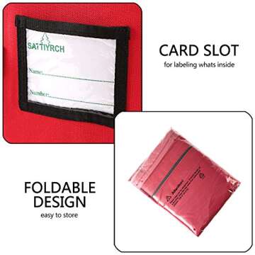 Sattiyrch 9 ft Heavy Duty Christmas Tree Storage Bag