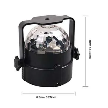Sound Activated Disco Ball Lights with Remote Control