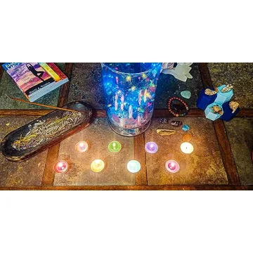 Chakra Colored & Scented Tealight Candles - 16 Pcs Set