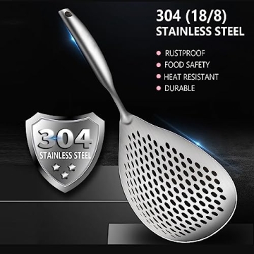KAYCROWN Skimmer Slotted Spoon for Effortless Cooking