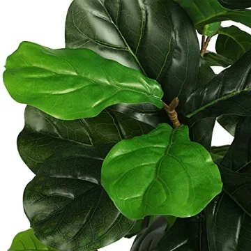 VIAGDO 6ft Artificial Fiddle Leaf Fig Tree for Home