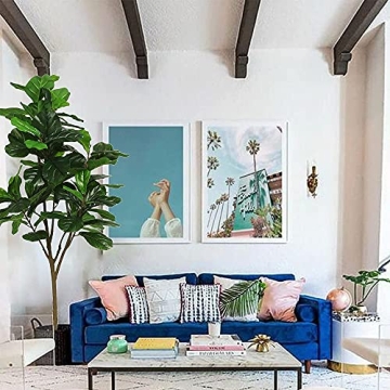 VIAGDO 6ft Artificial Fiddle Leaf Fig Tree for Home