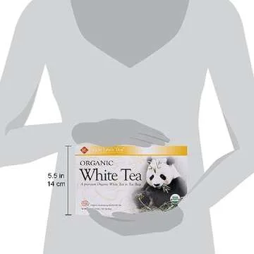 Uncle Lee’s Organic White Tea - Premium Tea for Everyday Wellness, Low Caffeine, Antioxidant-Rich White Tea Bags, Individually Wrapped, 100 Count
