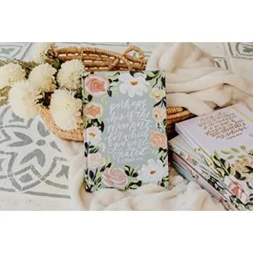 Loveall Design Co. Isabella Theme, Hardback Journal, Cloth Bound Journal, Scripture Journal, Faith-Based Stationery, Lined Notebook, Floral Notebook,