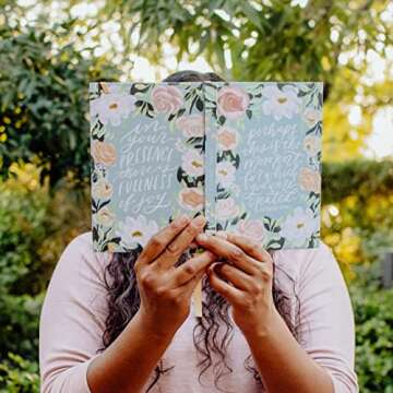 Loveall Design Co. Isabella Theme, Hardback Journal, Cloth Bound Journal, Scripture Journal, Faith-Based Stationery, Lined Notebook, Floral Notebook,