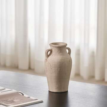 LB2 Rustic Large Ceramic Vase for Home Decor