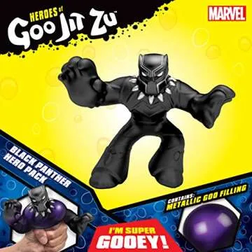 Black Panther Heroes of Goo Jit Zu Action Figure - Multicolor