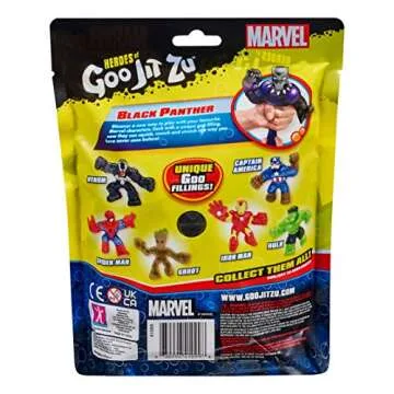Black Panther Heroes of Goo Jit Zu Action Figure - Multicolor