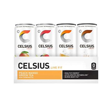 CELSIUS Fitness Drink Variety Pack, Zero Sugar Energy Boost