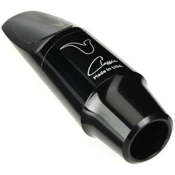BetterSax Classic Alto Saxophone Mouthpiece - Durability Meets Rich Sound for Beginners