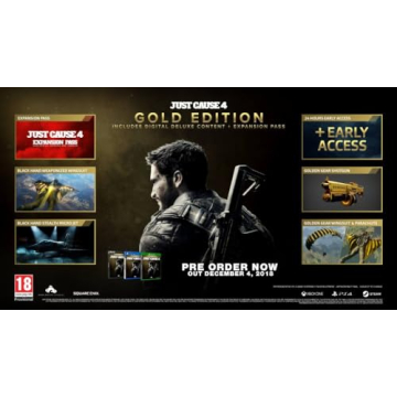 Just Cause 4 Gold Edition PS4 Exciting Action Adventure Game