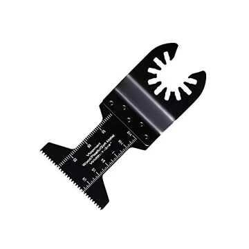 Vtopmart 20 Metal Wood Oscillating Multitool Quick Release Saw Blades Compatible with Fein Multimaster Porter Cable Black & Decker Bosch Craftsman Ridgid Ryobi Makita Milwaukee Rockwell