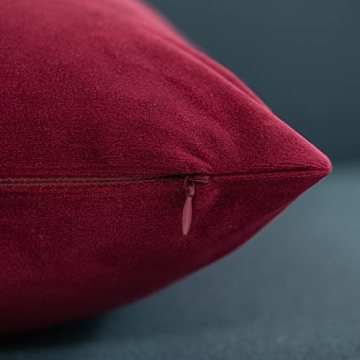 Luxurious DEZENE Cozy Velvet Pillow Covers for Decor