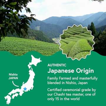 Matchabar Ceremonial Grade Matcha Powder - 80g - Authentic Japanese Tea