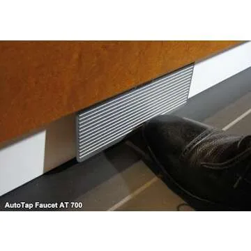 The AT700 Sink Pedal Faucet Enhances Hygiene, Saves Water and Energy and Keeps The Faucet and Countertops Clean and Dry. an Alternative to Touchless Kitchen Faucet.