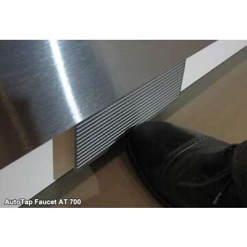 The AT700 Sink Pedal Faucet Enhances Hygiene, Saves Water and Energy and Keeps The Faucet and Countertops Clean and Dry. an Alternative to Touchless Kitchen Faucet.