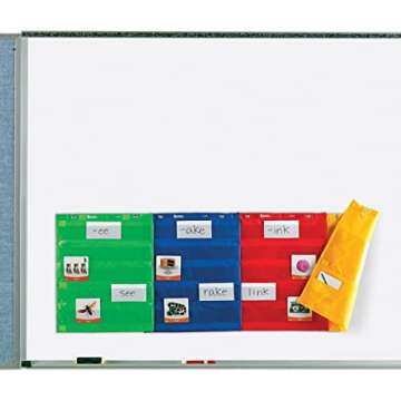 Learning Resources Magnetic Pocket Chart Squares - Set of 4, Classroom Pocket Charts, Classroom/Teacher Organizer, Classroom Supplies, Homeschool Supplies, Teaching Materials,Back to School Supplies