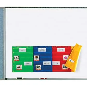 Learning Resources Magnetic Pocket Chart Squares - Set of 4, Classroom Pocket Charts, Classroom/Teacher Organizer, Classroom Supplies, Homeschool Supplies, Teaching Materials,Back to School Supplies