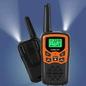 ANSIOVON Walkie Talkies: Long Range for Outdoor Fun