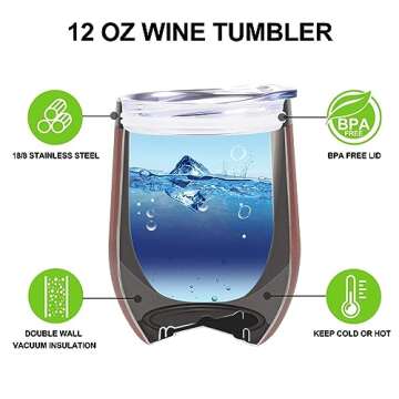 Coolife Funny Wine Tumbler - New Beginnings Gifts for Women, Drinking Gifts, Retirement, Cool Christ...