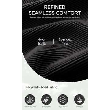 Seamless Ribbed Cami Tops 3-Pack for Women