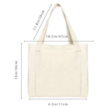 Haakong Yoga Mat Bag for Women Canvas Bag with Yoga Mat Carrier Yoga Mat Bags for Workout Pilates Tr...