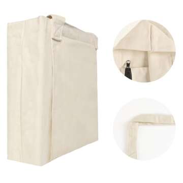 Haakong Yoga Mat Bag for Women Canvas Bag with Yoga Mat Carrier Yoga Mat Bags for Workout Pilates Travel Beach and Gym