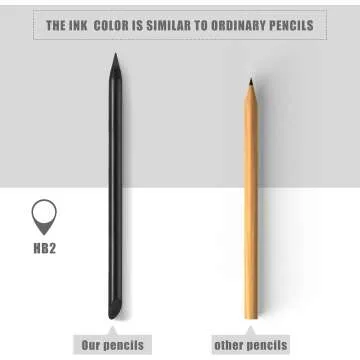 Inkless Pen & Aluminum Erasable Pencil Set - 2pcs