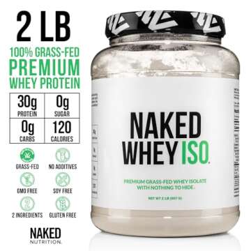 Naked Whey Isolate Protein - Pure Grass-Fed Nutrition