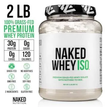 Naked Whey Isolate Protein - Pure Grass-Fed Nutrition